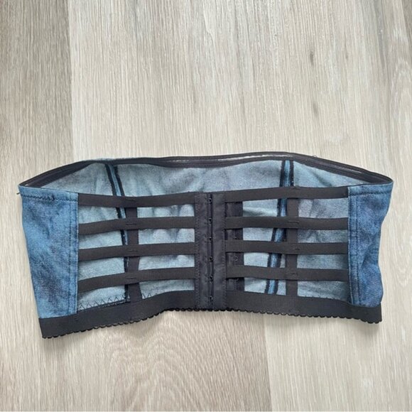 Urban Outfitters Blue Denim Tube Top - Picture 2 of 2